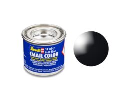 Revell 32107 Black Gloss Paint 14ml Tin