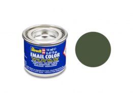 Revell 32165 Bronze Green Matt Paint 14ml Tin