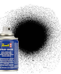 Revell 34302 Black Silk Spray Paint 100ml