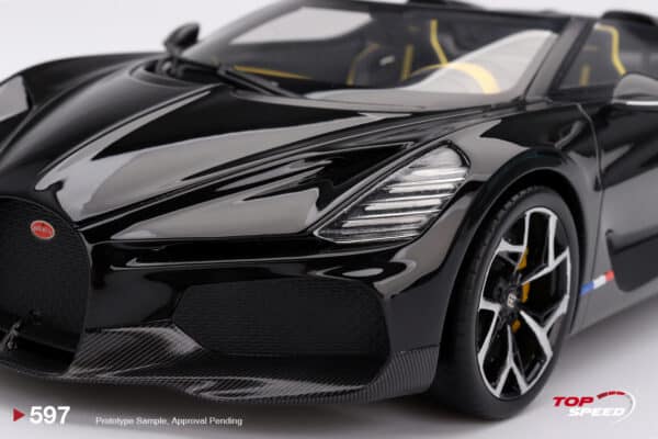Top Speed 1:18 Bugatti W16 Mistral Black (TS0597) Resin Model 9 Top Speed 1:18 Bugatti W16 Mistral Black (TS0597) Resin Model