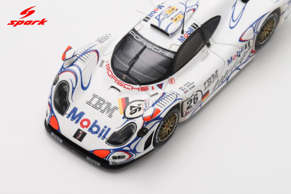 Spark 1:43 Porsche 911 GT1 No.26 Winner 24H Le Mans 1998 A. McNish - L. Aïello - S. Ortelli (43LM98) Resin Model 21 Spark 1:43 Porsche 911 GT1 No.26 Winner 24H Le Mans 1998 A. McNish - L. Aïello - S. Ortelli (43LM98) Resin Model
