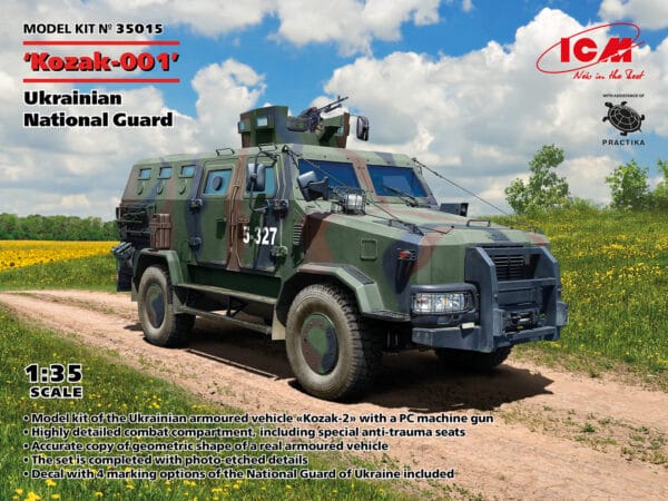 ICM 35015 Kozak 2 Ukrainian National Guard Armoured Truck