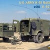 ICM 35418 US Army K-51 Radio Truck with K-52 Trailer Model Kit Interior Kit