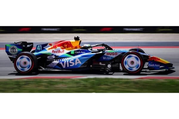 Spark 1:43 Visa Cash App Racing Bulls Formula One Team VCARB 03 Spanish GP 2026 Arvid Lindblad (S5408) Resin Model
