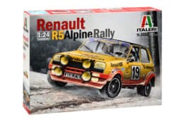 Italeri - 1:24 Reanult R5 Alpine Rally (3652) Model Kit