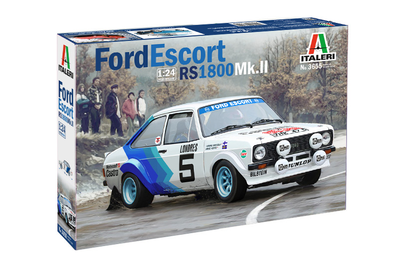 Italeri - 1:24 Ford Escort RS1800 Mk.II WRC Rally (3655) Mode Kit