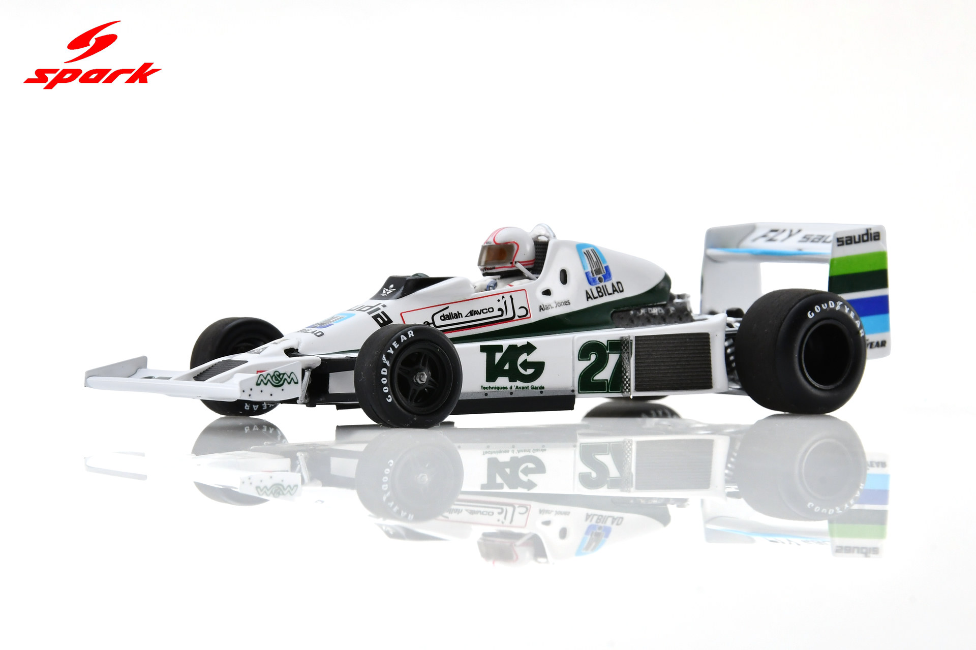 Spark 1:43 Williams FW06 No.27 Long Beach GP 1979 Alan Jones (S7496) Resin Model 7 Spark 1:43 Williams FW06 No.27 Long Beach GP 1979 Alan Jones (S7496) Resin Model - Image 7