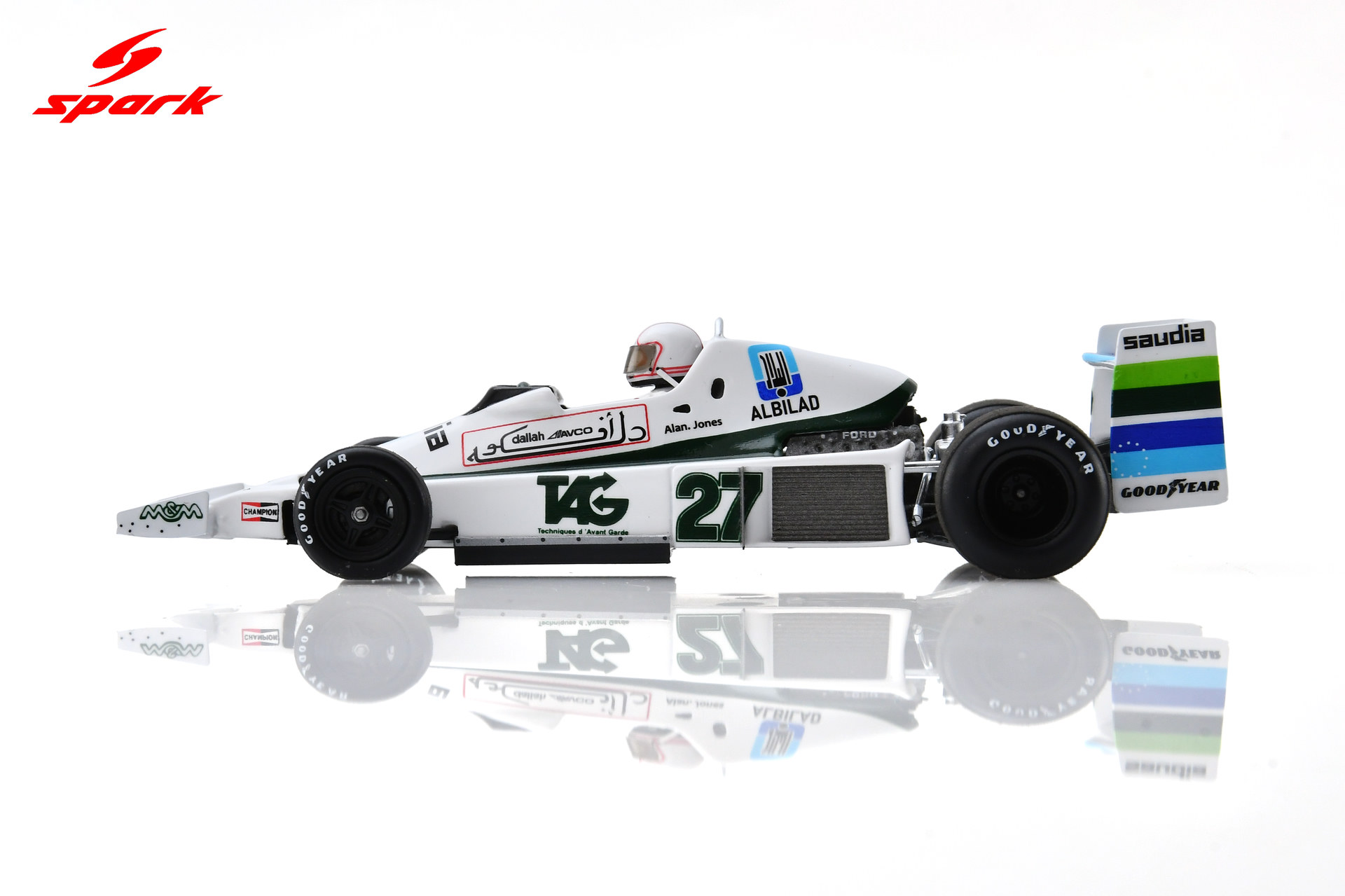 Spark 1:43 Williams FW06 No.27 Long Beach GP 1979 Alan Jones (S7496) Resin Model 2 Spark 1:43 Williams FW06 No.27 Long Beach GP 1979 Alan Jones (S7496) Resin Model - Image 2