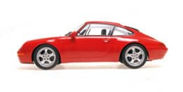 Minichamps - 1:18 Porsche 911 (993) Red 1993 - Diecast Model