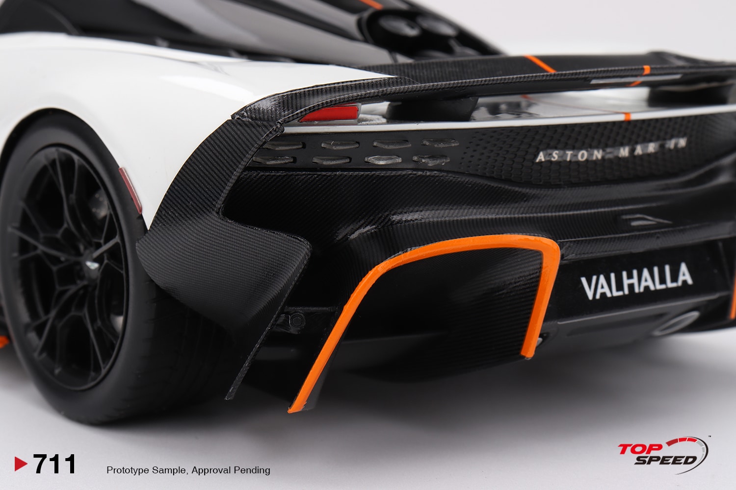 Top Speed 1:18 Aston Martin Valhalla Lunar White (TS0711) Resin Model 6 Top Speed 1:18 Aston Martin Valhalla Lunar White (TS0711) Resin Model - Image 6