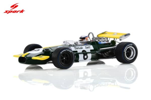 Spark - 1:43 Brabham BT26A No.8 Monaco GP 1969 Derek Bell - Resin Model 15 Spark 1:43 Brabham BT26A No.8 Belgium GP 1970 Derek Bell (S8325) Resin Model