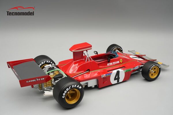 Tecnomodel - 1:18 Ferrari 312B3-73 Arturo Merzario Austrian GP 1973 - Limited Edition Resin Model 3 Tecnomodel - 1:18 Ferrari 312B3-73 Arturo Merzario Austrian GP 1973 - Limited Edition Resin Model