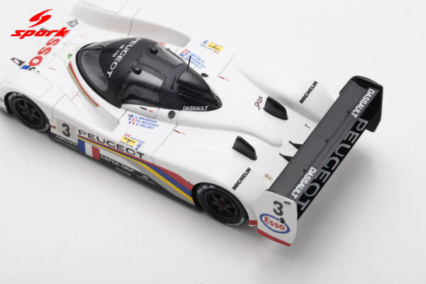 Spark 1:43 Peugeot 905 No.3 Winner 24H Le Mans 1993 E. Hélary - C. Bouchut - G. Brabham (43LM93) Resin Model 20 Spark 1:43 Peugeot 905 No.3 Winner 24H Le Mans 1993 E. Hélary - C. Bouchut - G. Brabham (43LM93) Resin Model