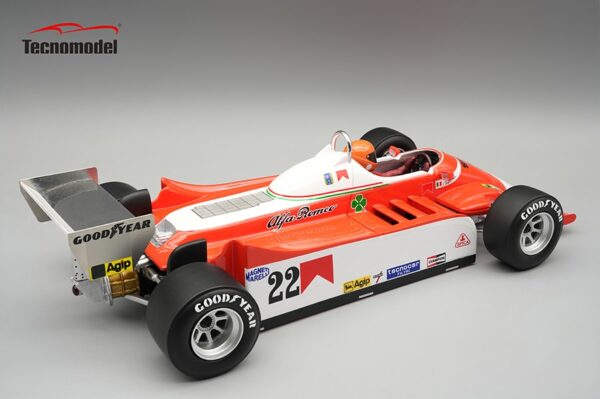 Tecnomodel - 1:18 Alfa Romeo 179 Vittorio Brambilla Orlando USA GP 1980 with Driver Figure - Limited Edition Resin Model 3 Tecnomodel - 1:18 Alfa Romeo 179 Vittorio Brambilla Orlando USA GP 1980 with Driver Figure - Limited Edition Resin Model