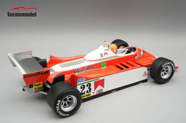 Tecnomodel - 1:18 Alfa Romeo 179 Bruno Giacomelli Monaco GP 1980 with Driver Figure - Limited Edition Resin Model