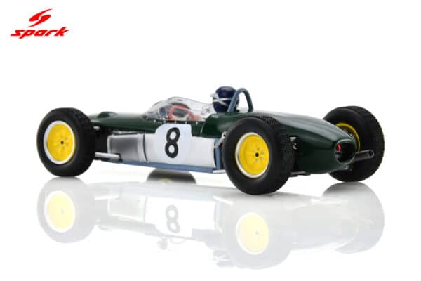Spark - 1:43 Lotus 21 No.8 3rd Dutch GP 1961 Jim Clark - Resin Model 17 Spark 1:43 Lotus 21 No.8 3rd French GP 1961 Jim Clark (S7119) Resin Model