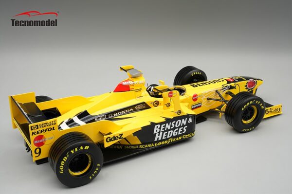 Tecnomodel - 1:18 Jordan Honda 198 No.9 Damon Hill Imola GP 1998 with Driver Figure - Limited Edition Resin Model 3 Tecnomodel - 1:18 Jordan Honda 198 No.9 Damon Hill Imola GP 1998 with Driver Figure - Limited Edition Resin Model