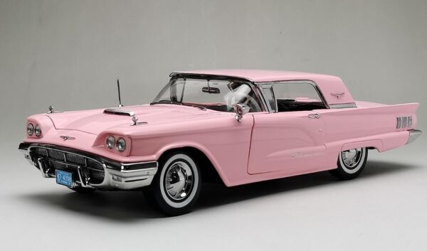 Sun Star 4308 Ford Thunderbird Pink 1:18 Scale Diecast Model Car