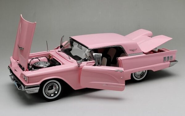 Sun Star 4308 Ford Thunderbird Pink 1:18 Scale Diecast Model Car