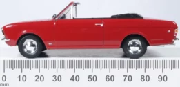 Oxford Diecast Ford Cortina Crayford Convertible Red 1:43 diecast model 43CCC003