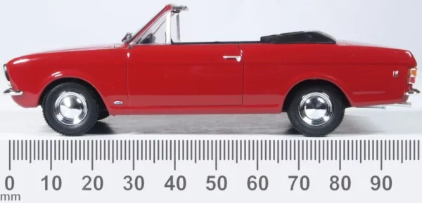 Oxford Diecast Ford Cortina Crayford Convertible Red 1:43 diecast model 43CCC003