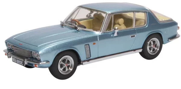 Oxford Diecast 1:43 43JI009 jensen interceptor mk1 blue diecast model