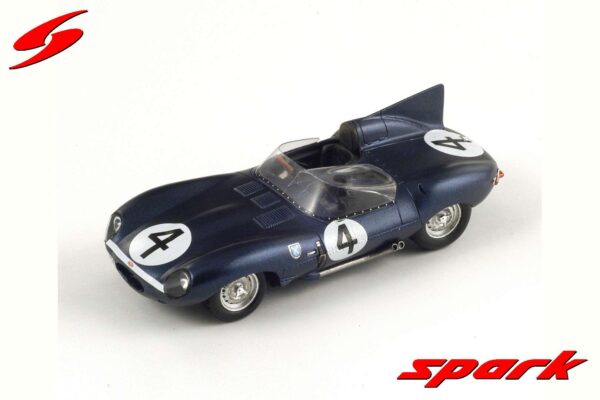 Искра - 1:43 jaguar d #4 победитель 24h le mans 1956 н. сандерсон/р. флокхарт