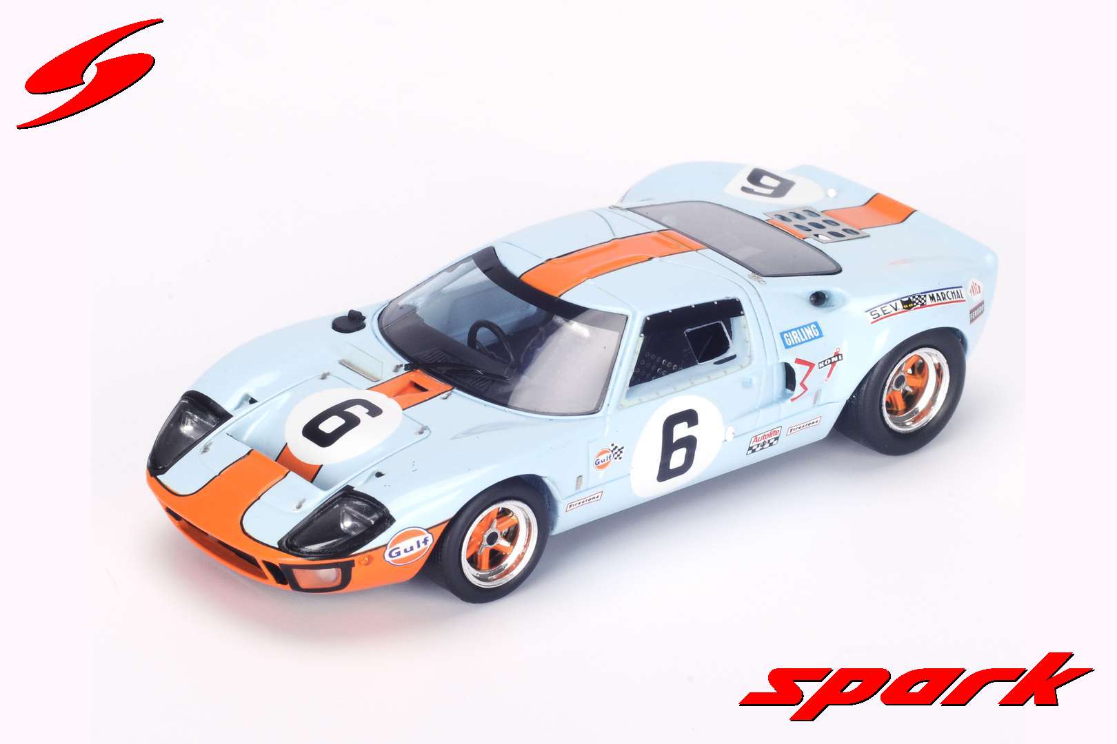 spark - 1:43 ford gt 40 #6 winner 24h le mans 1969 j. ickx/j. oliver