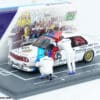 Spark - 1:43 BMW M3 (E30) No.35 Winner 24h Nurburgring 1989 with 2 Mechanic Figures - Resin Model