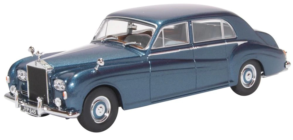 Oxford Diecast 43RRP5003 Rolls Royce Phantom V James Young Windsor Blue Diecast Model 1:43
