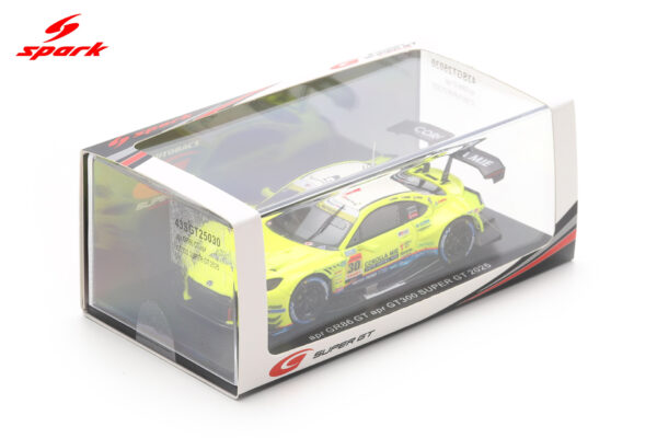 Diecast Model Shop - Model Universe 54 Alternative view of Spark 1:43 Toyota GR86 GT APRI No.30 H. Nagai, M.Orido Super GT GT300 2025 (43SGT25030) Resin Model