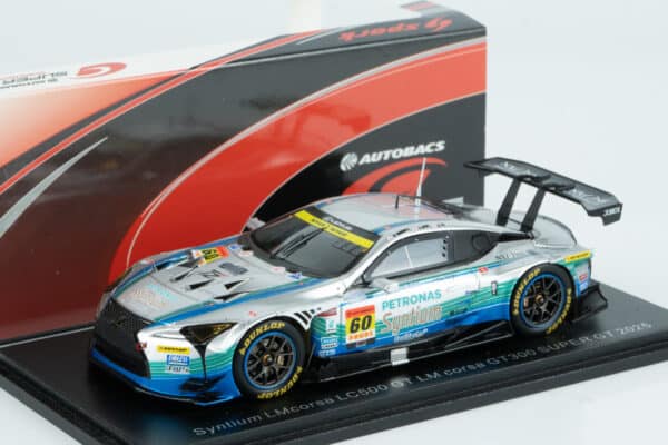 Spark 1:43 Lexus LC500 GT LM Corsa No.60 Yoshimoto, Kohno GT300 Super GT 2025 (43SGT25060) Resin Model