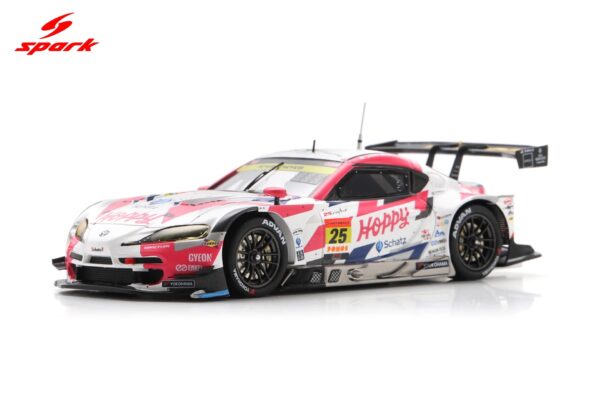 Alternative view of Spark 1:43 Toyota GR Supra GT Hoppy Schatz No.25 GT300 Super GT 2025 T. Matsui, K. Sato (43SGT25025) Resin Model