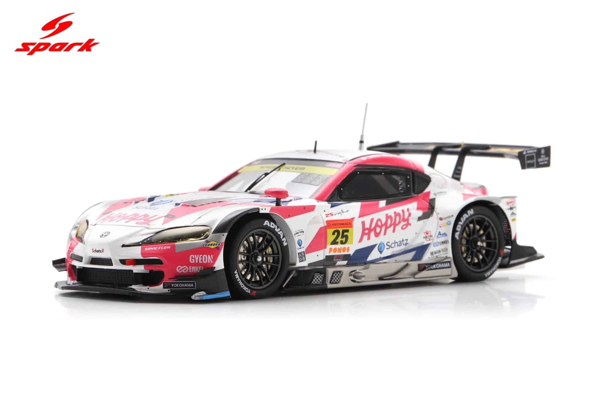 Spark 1:43 Toyota GR Supra GT Hoppy Schatz No.25 GT300 Super GT 2025 T. Matsui, K. Sato (43SGT25025) Resin Model 2 Spark 1:43 Toyota GR Supra GT Hoppy Schatz No.25 GT300 Super GT 2025 T. Matsui, K. Sato (43SGT25025) Resin Model - Image 2