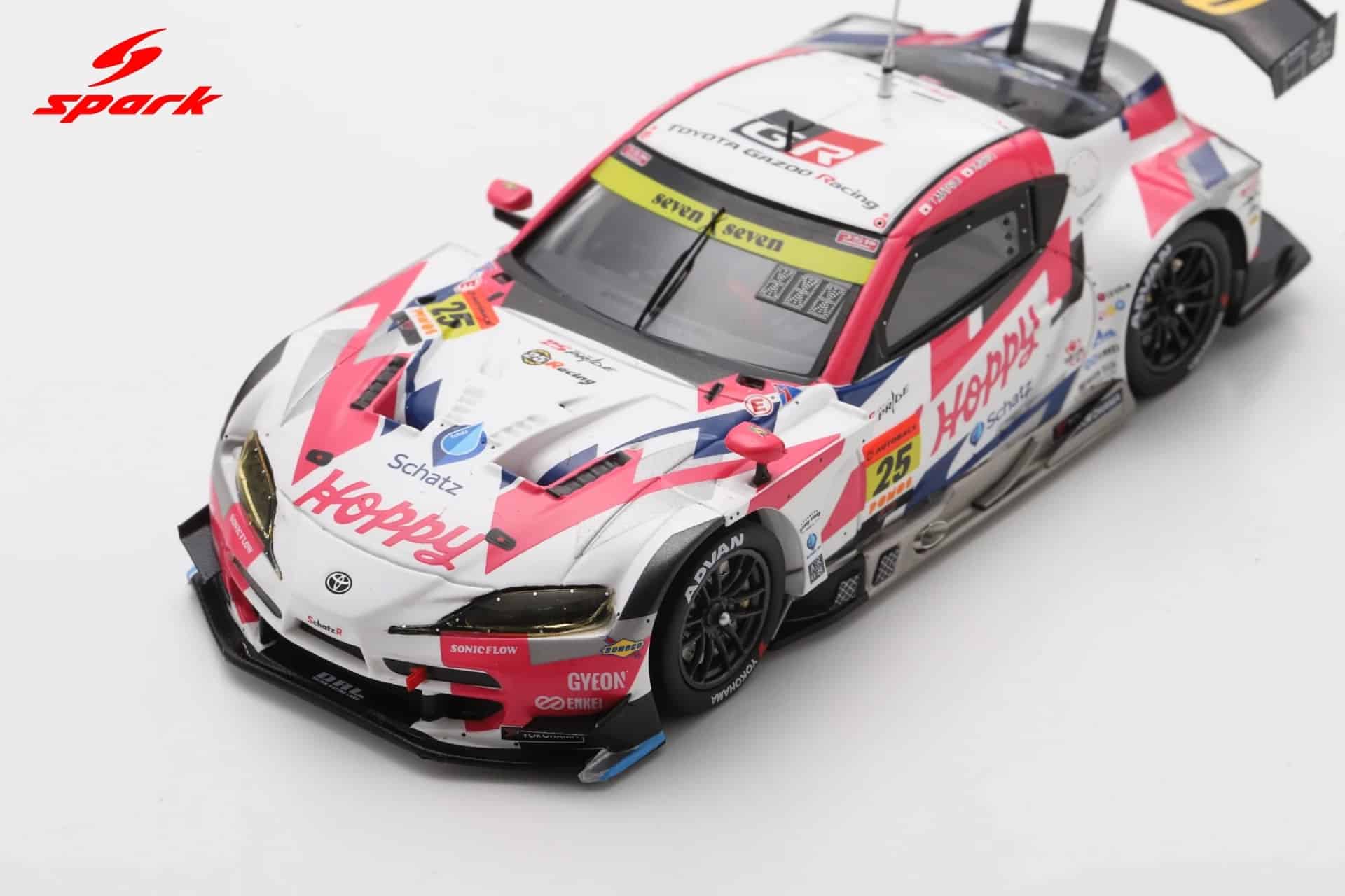 Spark 1:43 Toyota GR Supra GT Hoppy Schatz No.25 GT300 Super GT 2025 T. Matsui, K. Sato (43SGT25025) Resin Model 3 Spark 1:43 Toyota GR Supra GT Hoppy Schatz No.25 GT300 Super GT 2025 T. Matsui, K. Sato (43SGT25025) Resin Model - Image 3