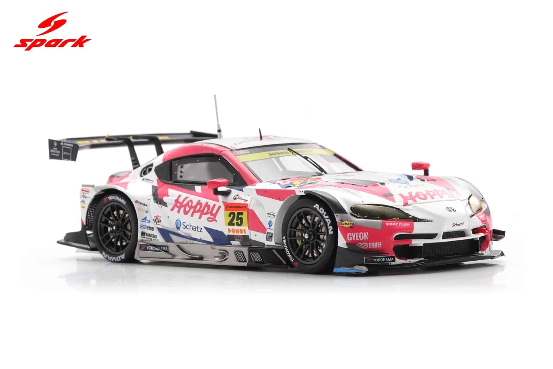 Spark 1:43 Toyota GR Supra GT Hoppy Schatz No.25 GT300 Super GT 2025 T. Matsui, K. Sato (43SGT25025) Resin Model 4 Spark 1:43 Toyota GR Supra GT Hoppy Schatz No.25 GT300 Super GT 2025 T. Matsui, K. Sato (43SGT25025) Resin Model - Image 4