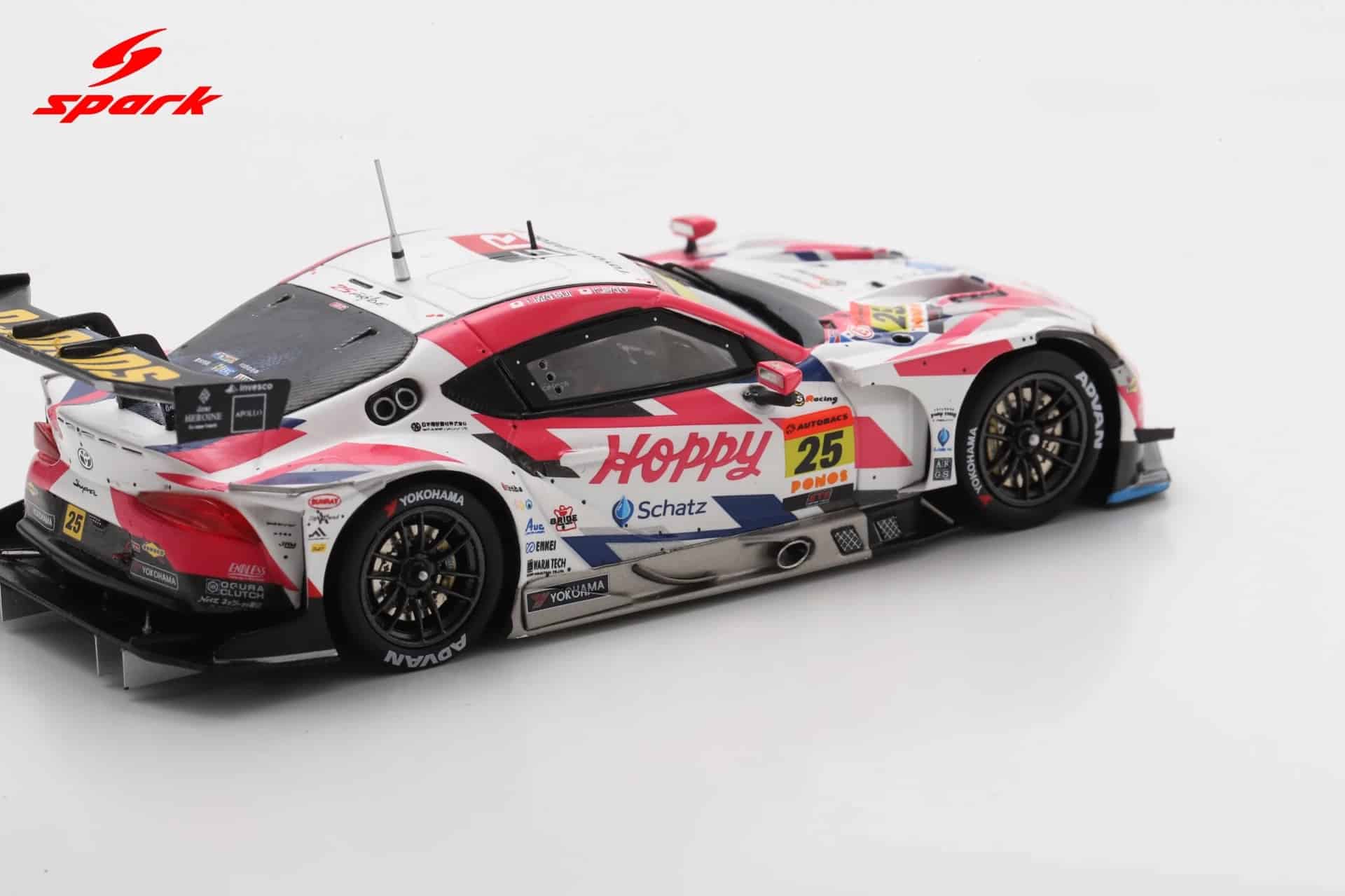 Spark 1:43 Toyota GR Supra GT Hoppy Schatz No.25 GT300 Super GT 2025 T. Matsui, K. Sato (43SGT25025) Resin Model 7 Spark 1:43 Toyota GR Supra GT Hoppy Schatz No.25 GT300 Super GT 2025 T. Matsui, K. Sato (43SGT25025) Resin Model - Image 7