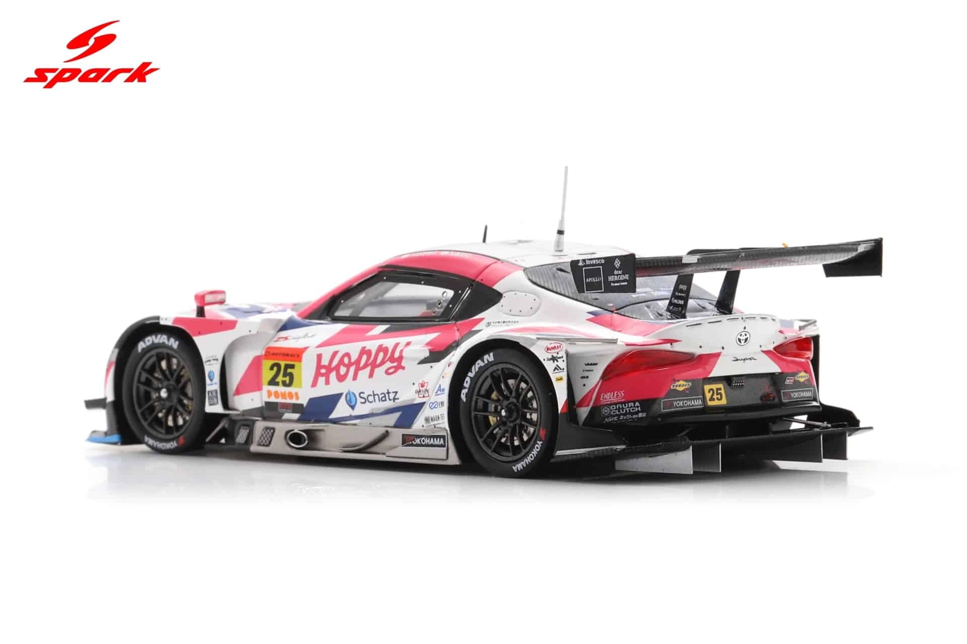 Spark 1:43 Toyota GR Supra GT Hoppy Schatz No.25 GT300 Super GT 2025 T. Matsui, K. Sato (43SGT25025) Resin Model 8 Spark 1:43 Toyota GR Supra GT Hoppy Schatz No.25 GT300 Super GT 2025 T. Matsui, K. Sato (43SGT25025) Resin Model - Image 8