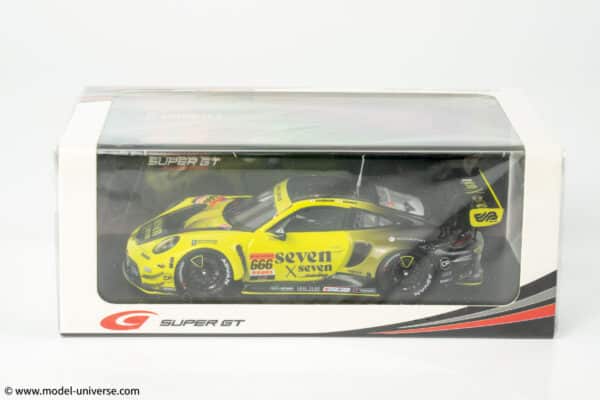 Spark - 1:43 Porsche 911 GT3R Seven X Seven Racing No.666 GT300 Super GT 2025 K.Fujinami, T.Kondo - Resin Model