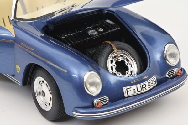 Schuco 1/18 Porsche 365 Speedster Blue Diecast Model 450031800