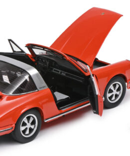 Porsche 911S Targa orange 1:18 scale diecast model Schuco 450039200