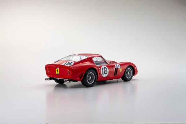 Kyosho 1:18 Ferrari 250 GTO #18 Winner 1963 Daytona 3h (08438F)