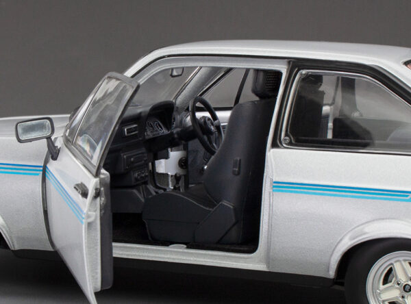 Sun Star 1:18 Ford Escort Mk2 Harrier Strato Silver 1980 RHD UK Exclusive (4637R) Limited Edition Diecast Model 14 Sun Star 1:18 Ford Escort Mk2 Harrier Strato Silver 1980 RHD UK Exclusive (4637R) Limited Edition Diecast Model