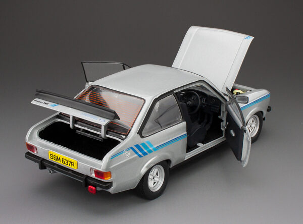 Sun Star 1:18 Ford Escort Mk2 Harrier Strato Silver 1980 RHD UK Exclusive (4637R) Limited Edition Diecast Model 11 Sun Star 1:18 Ford Escort Mk2 Harrier Strato Silver 1980 RHD UK Exclusive (4637R) Limited Edition Diecast Model