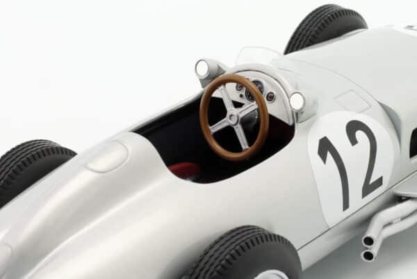 Mercedes-Benz Racing Transporter Blue Wonder with Mercedes-Benz W196 Stirling Moss Winner British GP 1955 - 1:18 Scale by Werk83