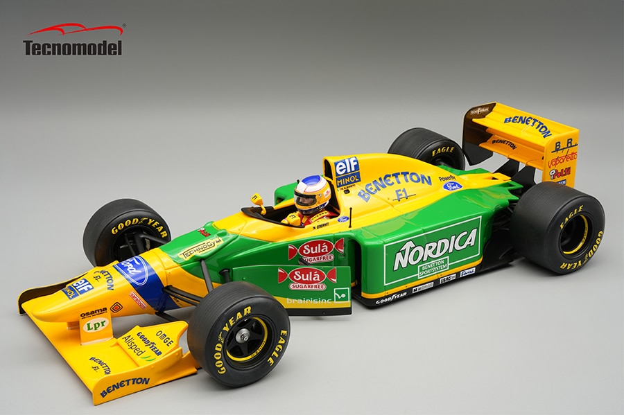 Tecnomodel - 1:18 Benetton B193B Michele Alboreto Barcelona Test 1993 with Driver - Limited Edition Resin Model 1 Tecnomodel - 1:18 Benetton B193B Michele Alboreto Barcelona Test 1993 with Driver - Limited Edition Resin Model