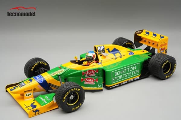 Tecnomodel - 1:18 Benetton B193B Michael Schumacher Donnington Park GP 1993 with Driver - Limited Edition Resin Model