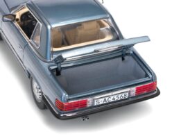 Sun Star 1:18 Mercedes Benz 350SL Hard Top 1977 Diecast Model Blue 4666