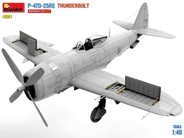 Miniart 48001 P47D 25RE Thunderbolt Advanced Model Kit