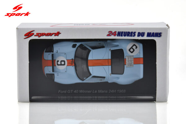 Diecast Model Shop - Model Universe 73 Alternative view of Spark 1:43 Ford GT 40 No.9 Winner 24H Le Mans 1968 P. Rodríguez - L. Bianchi (43LM68) Resin Model